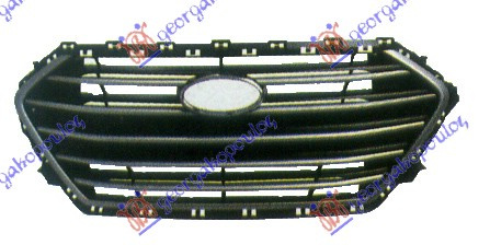 Maskë pvc/grilë me shirit krom