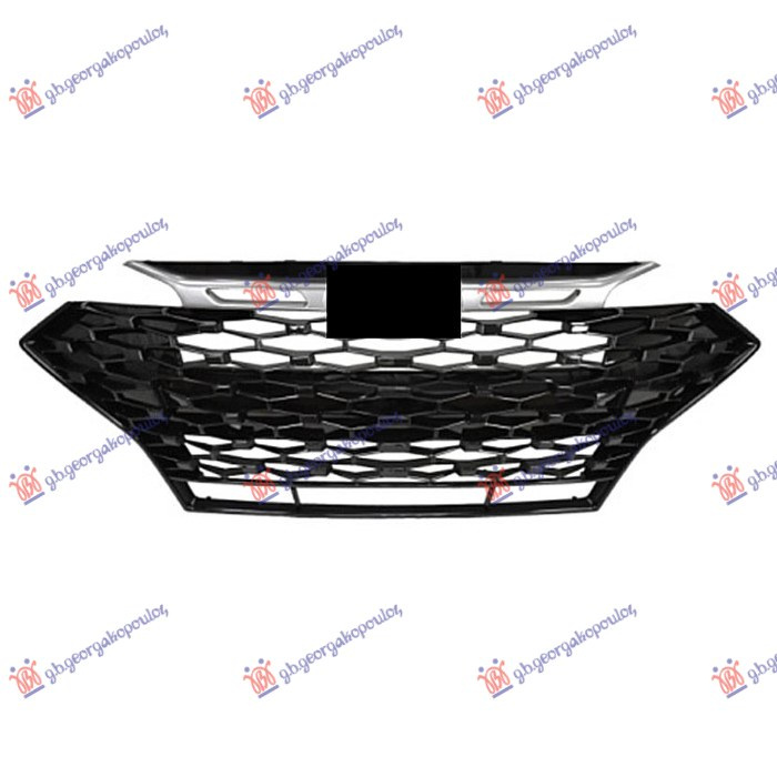 Maskë pvc/grilë me ngjyrë të zezë/e argjendtë (SPORT)