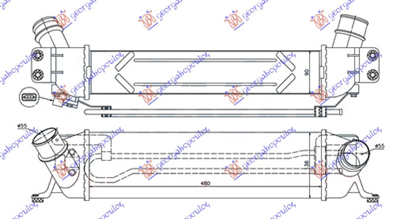 Interkuler 2.5 TCi/CRDi dizel (480x135x90)