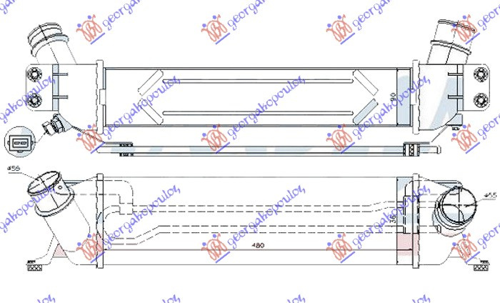 Interkuler 2.5 CRDi dizel (480x135x90) 10-