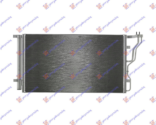 Radiator i kondicionerit 1,6-2,0i16V (67x37.8x1,6)