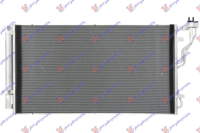 Radiator i kondicionerit 1.7 CRDi (53,8x38,3x1,6)