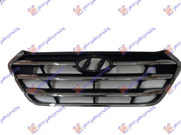 Maskë pvc/grilë komplet me shirit krom