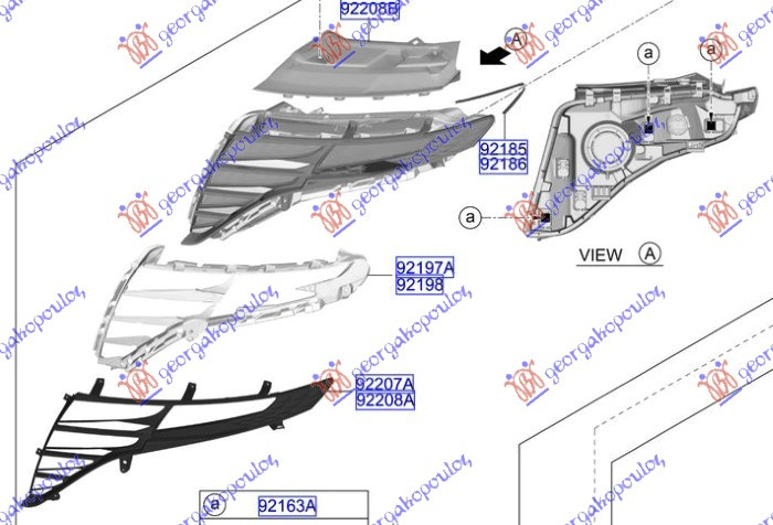 Dritë ditore komplet (i errësuar) (Origjinal)