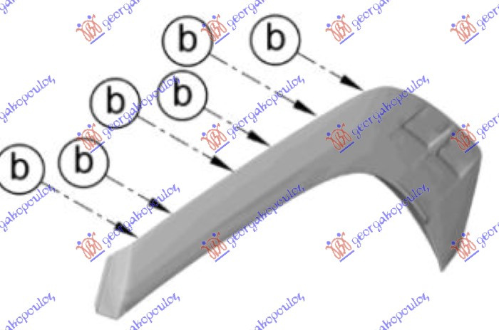 Shirit /unazë i spoilerit të pasmë (Origjinal)