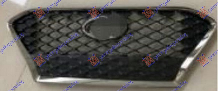 Maskë pvc/grilë me kornizë krom