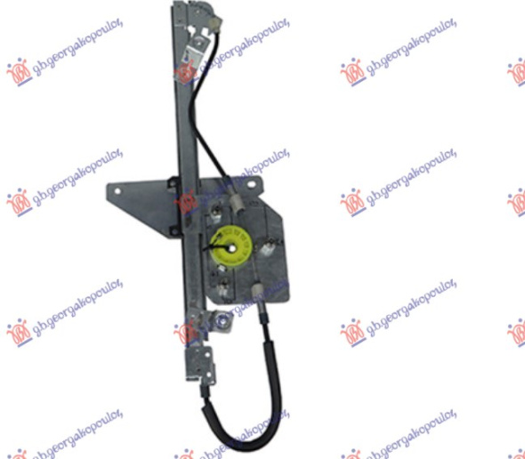 Ngritës/rregullator për dritaren e pasme elektrik (pa motor) (А cilësi)