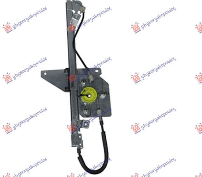 Ngritës/rregullator për dritaren e pasme elektrik (pa motor) (А cilësi)