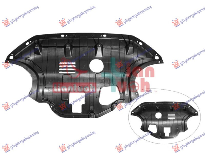 Mbrojtje/kapak nën motor (plastik)