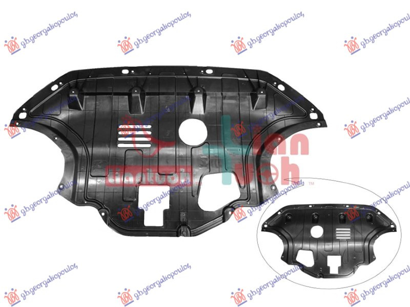 Mbrojtje/kapak nën motor (plastik)