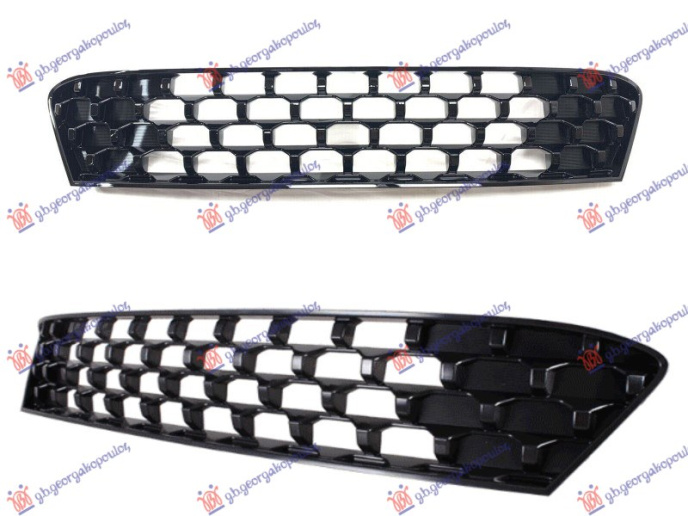 Maskë pvc/grilë me ngjyrë të zezë me me shkëlqim