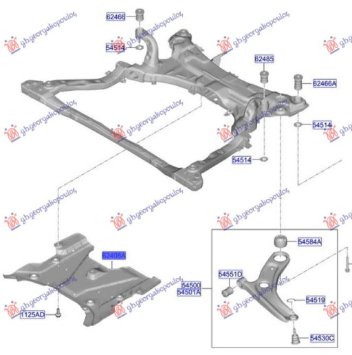 Mbrojtje/kapak nën motor metal (Origjinal)