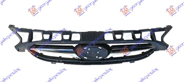 Maskë pvc/grilë me shirit krom