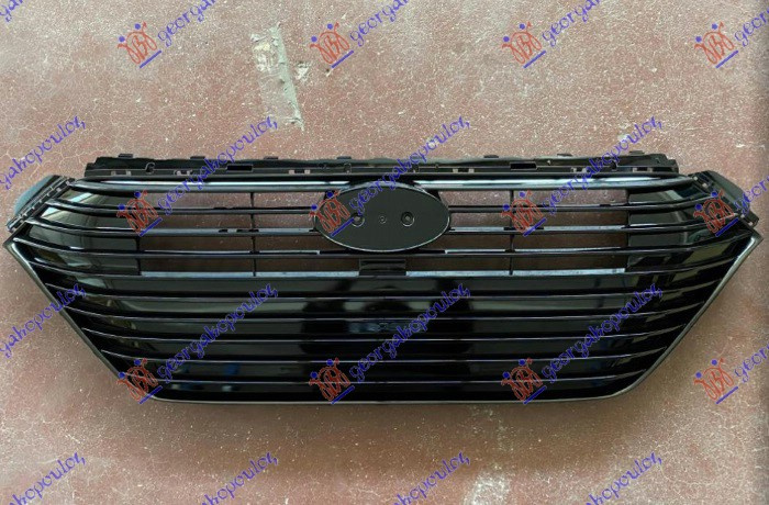Maskë pvc/grilë me ngjyrë të zezë me me shkëlqim