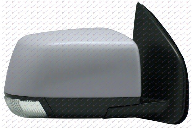 Pasqyrë elektrike (gati për ngjyrosje) (me LED drita pulsuese) (А cilësi) (xham i lakuar)