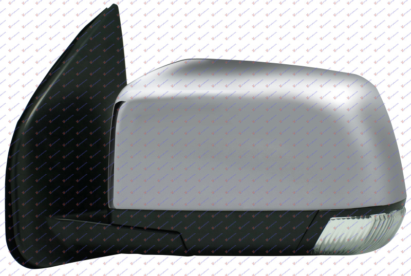 Pasqyrë elektrike krom (me LED drita pulsuese) (xham i lakuar)