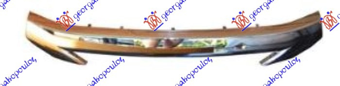 ShiritMaskë pvc/grila e poshtëm, krom