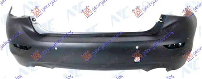 Parakolp i pasëm (gati për ngjyrosje) (me hapje për sensor parkimi)