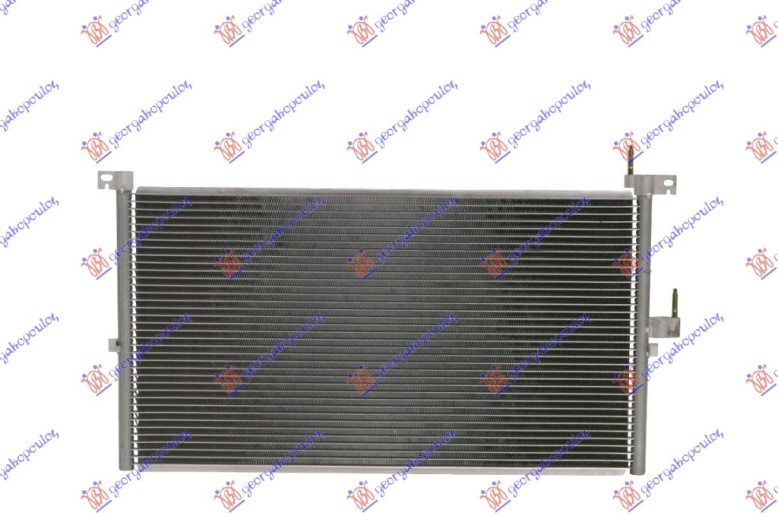 Radiator i kondicionerit benzinë (62,8x36,2x17)