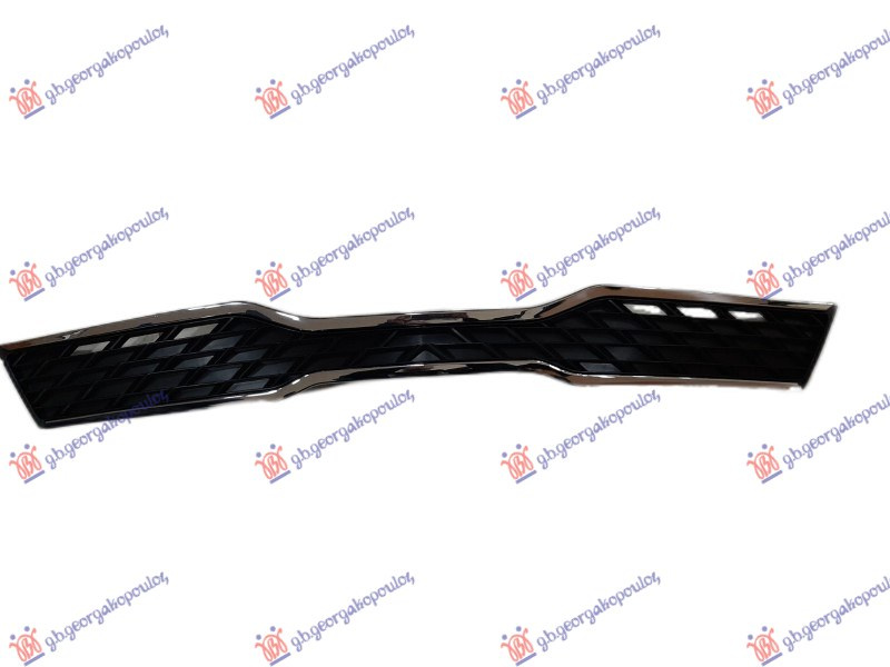 Maskë pvc/grilë me ngjyrë të zezë/krom (Rrjeti)