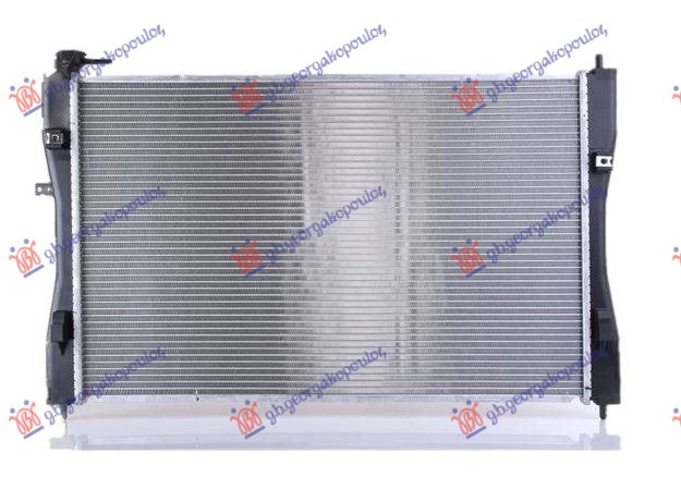 Radiator për motor 1.5 benzinë (me/pa kondicioner) (marsh manual) (640x402) (KOYO)