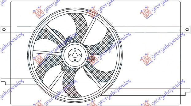 Ventilator komplet benzinë