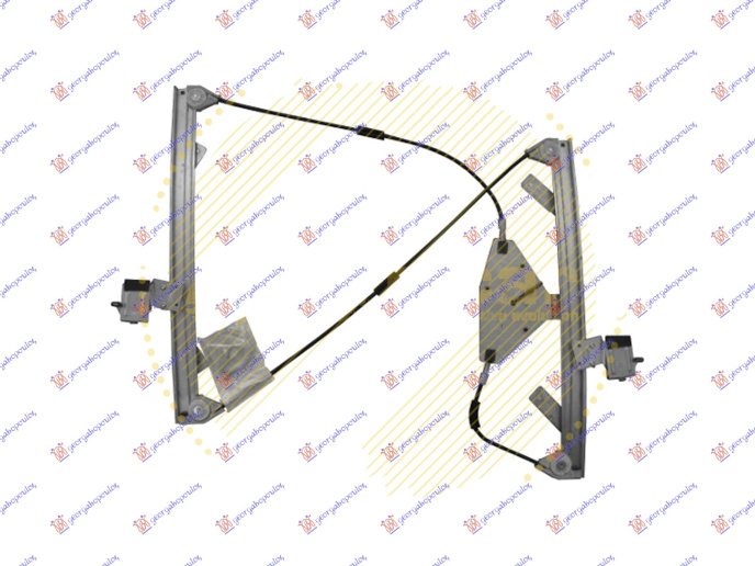 Ngritës/rregullator dritare elektrike (pa motor) 3 dyer (А cilësi)