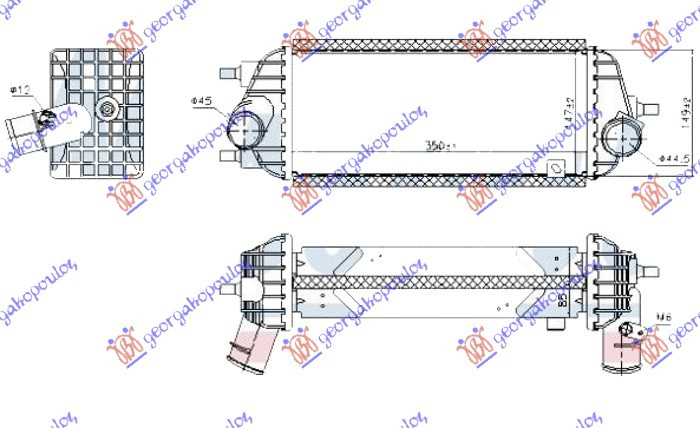 Interkuler 1.7 CRDi dizel (350x145x85)