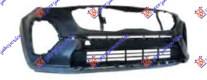 Parakolpi i përparmë me pvcMaskë/grilë fikse dhe spoiler