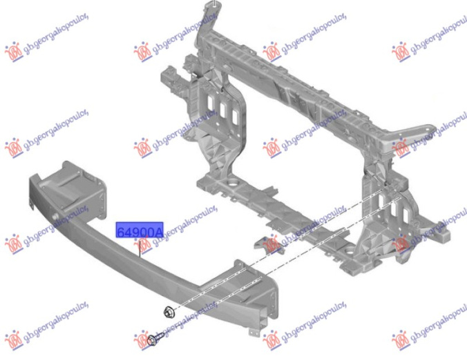 Shinë/bazë për parakolpin e përparmë (Origjinal)