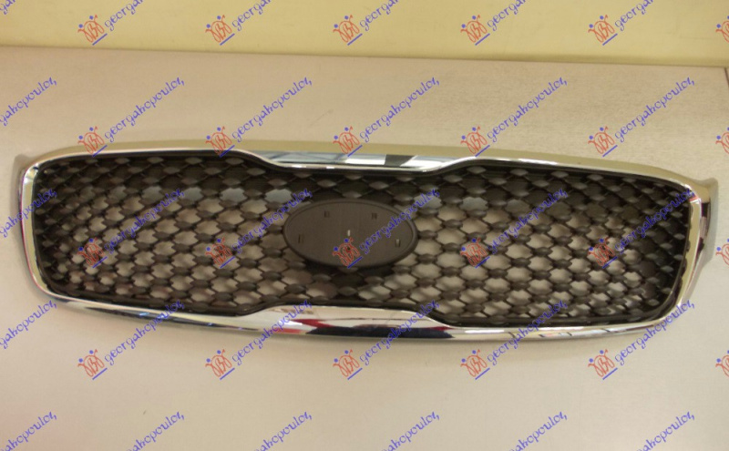 Maskë pvc/grilë me shirit krom (L/LX/ex)