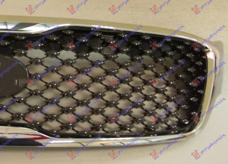 Maskë pvc/grilë me shirit krom (sx)