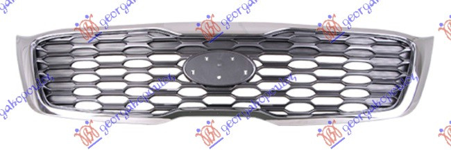 Maskë pvc/grilë (gati për ngjyrosje) shirita me ngjyrë të zezë (me kamerë)