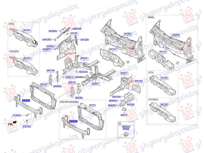 Shinë/bazë për parakolpin e përparmë (Origjinal)