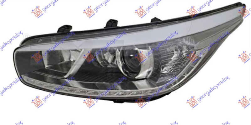 Fenerë elektrik me ngjyrë të zezë me LEDDritë ditore (E) (me motor) (TYC)