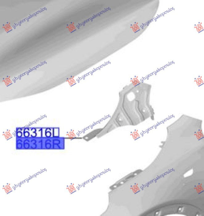 Mbajtës krahu i përparëm i sipërm metal (Origjinal)