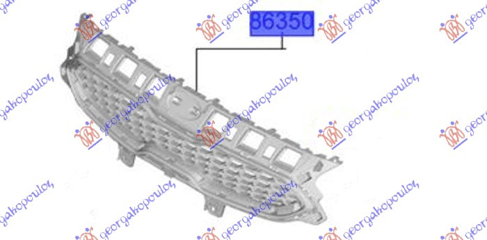 Maskë pvc/grilë GT-LINE (Origjinal)