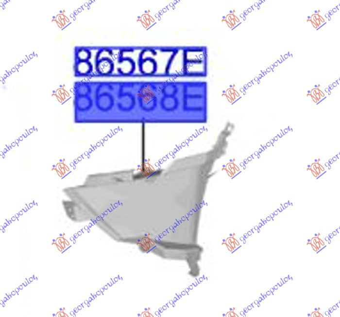 Thithës ajri i parakolpi i përparëm GT-LINE (Origjinal)