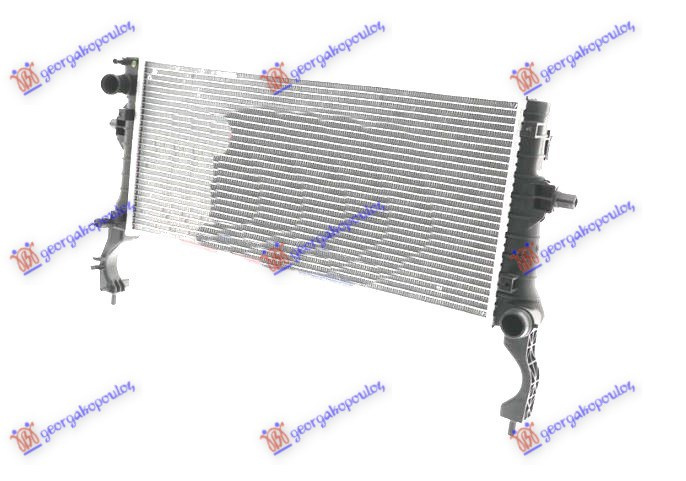 Radiator për motor 1.6 dizel (650x288x36) me tubëë