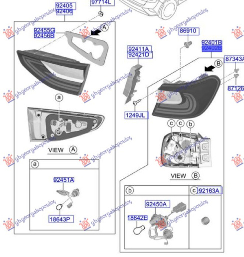 Drita stop e jashtme LED (GT-LINE) (Origjinal)