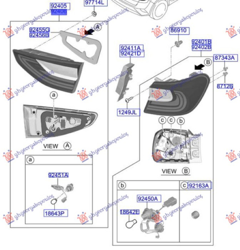 Drita stop e brendshme LED (GT-LINE) (Origjinal)