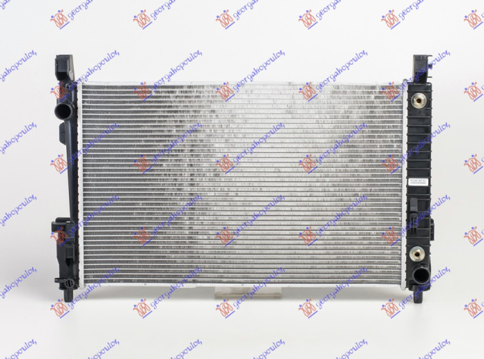 Radiator për motor të gjitha modelet benzinë/dizel (me/pa kondicioner) (65x40) (marsh automatik) (MAHLE BEHR)