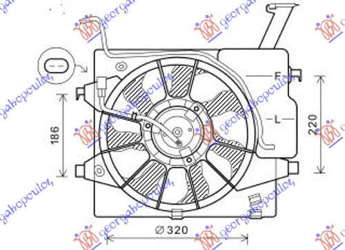 Ventilator komplet benzinë