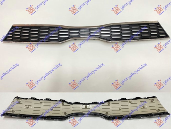 Maskë pvc/grilë me shirit krom sport (me Mbulues)