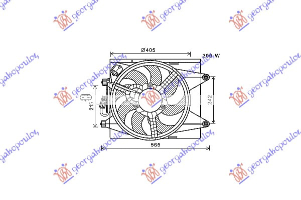 Ventilator komplet (me kondicioner) benzinë/dizel