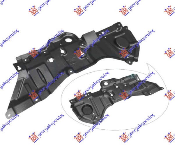 Mbrojtje/kapak nën motor (plastik)