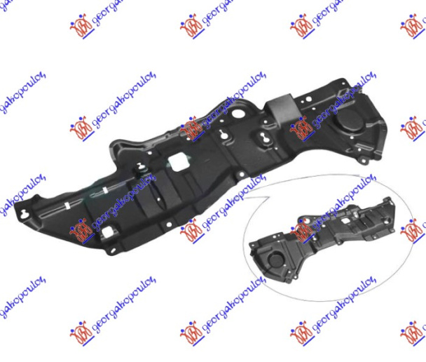 Mbrojtje/kapak nën motor (plastik)