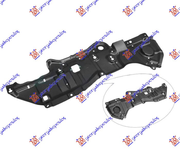 Mbrojtje/kapak nën motor (plastik)