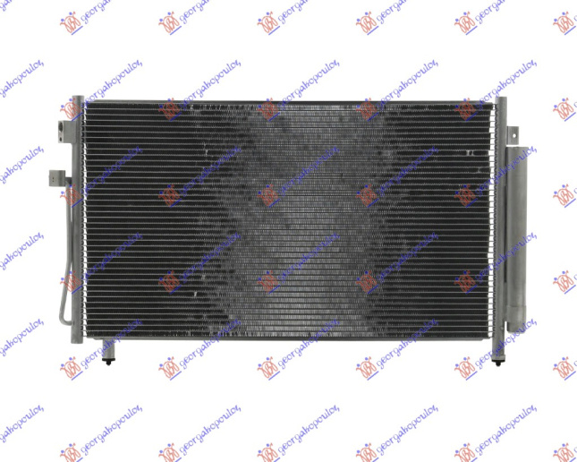 Radiator i kondicionerit për të gjithë modelet benzinë (650x360x16)