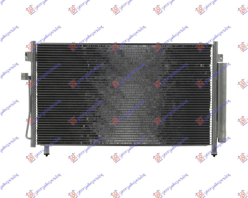 Radiator i kondicionerit për të gjithë modelet benzinë (650x360x16)